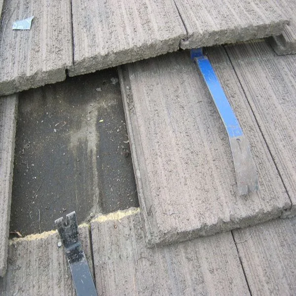 Slate tile roof repair and replacement project