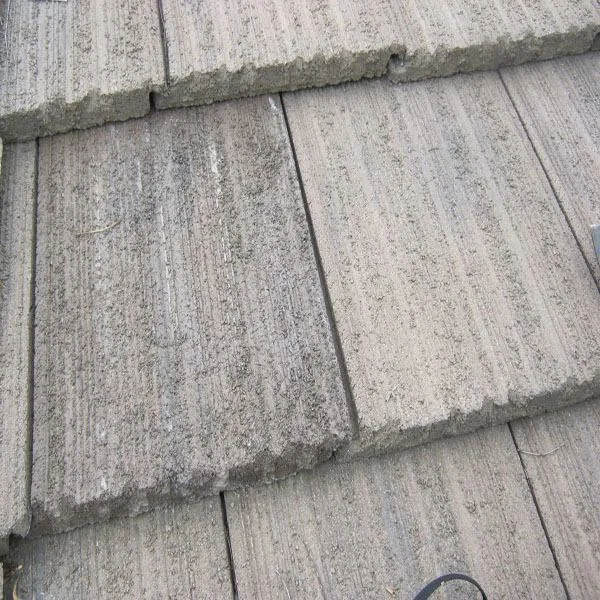 After photo of roof repair and tile replacement